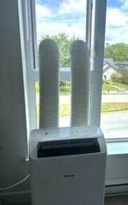 Ac window panel