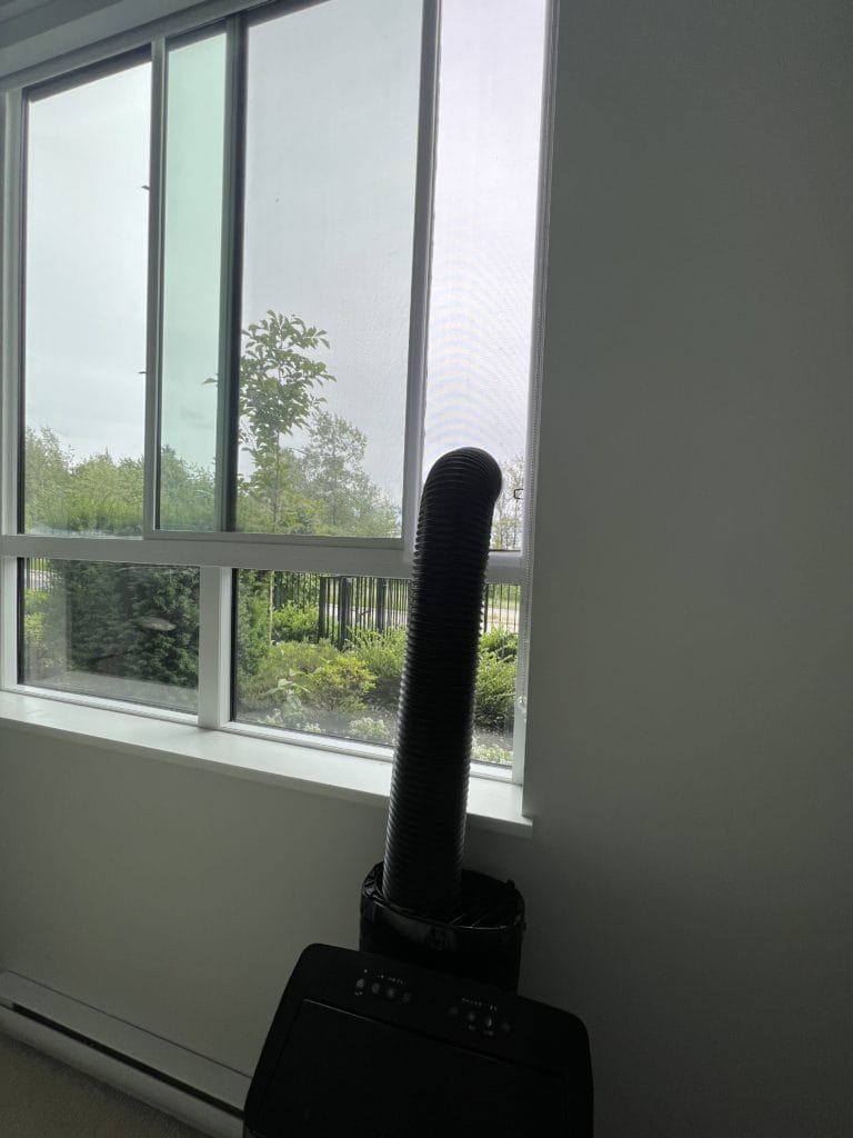 acrylic window panel for portable ac