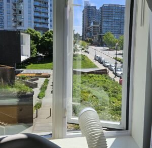 portable ac window panel