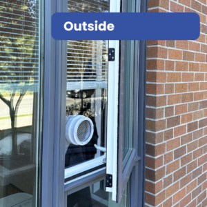AC window panels Outside